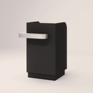 Curved Solo Reception Desk